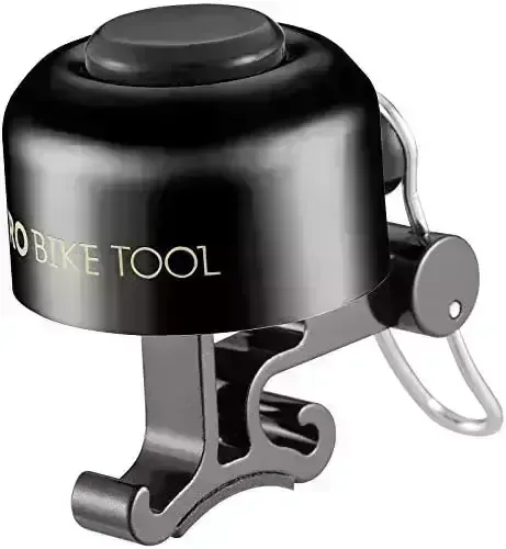 PRO BIKE TOOL Bicycle Bell for Handlebars – Crisp, Clear & Long Sound Ringer for Adults or Kids Bikes - Road, Mountain or Beach Cruiser Bikes - Bike Gifts