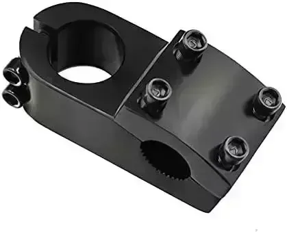 SENQI Bike Short Stem Aluminum Alloy Downhill Handlebar Stem for MTB BMX DH FR Bicycle 22.2x28.6x50mm, Black