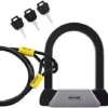 SIGTUNA Bike Locks - 16mm Heavy Duty U Lock with SIGTUNA Bike Locks - 16mm Heavy Duty U Lock with U-Lock Shackle and Bicycle Lock Mount Holder + 1200mm Steel Chain Cable Bike Lock