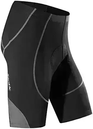 Santic Cycling Shorts Padded for Mens Bicycle Riding Pants Bike Biking Clothes Cycle Wear Tights