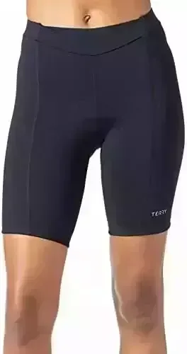 Terry Bella Short (Regular) - Women's 8.5 Inch Inseam Padded Cycling Shorts - Silicone Leg Band & Flex Air Chamois