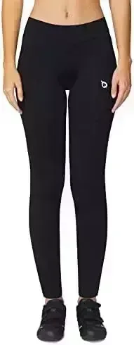 BALEAF Women’s Padded Bicycle Trousers Leggings Cycling Tights Padding Leg Zipper Biking Bicycle Biker Using Winter Gear