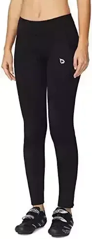 BALEAF Women’s Padded Bicycle Trousers Leggings Cycling Tights Padding Leg Zipper Biking Bicycle Biker Using Winter Gear