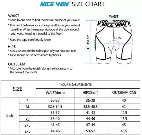 Mens 4D Padded Bicycle Shorts Anti-slip Leg Cycling Underwear MTB Liner Wide WaistBand Biking Bicycle Motorcycle Underpants