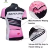 51IEUduzGzL._AC_.jpg ZEROBIKE® Women’s Shorter Sleeve Cycling Jersey Jacket Biking Shirt Quick Dry Breathable Mountain Apparel Bike Major