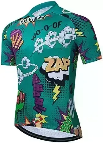 BIKE BEER Funny Cycling Jersey Men's Cycling Shirt Quick Dry Breathable Fabric