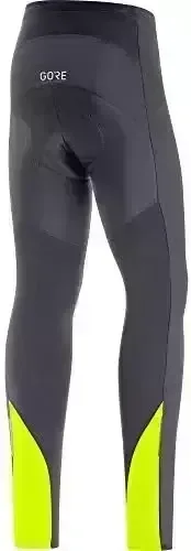 GORE Use Men’s Thermo Biking Tights with Seat Pad, C3, Partial Gore-TEX INFINIUM