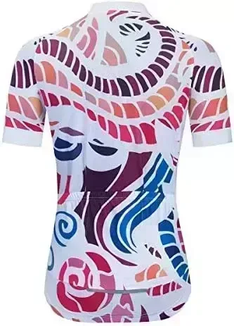 Women’s Biking Jersey Brief Sleeve Bike Jacket Biking Shirt Quick Dry Breathable Mountain Bicycle Apparel
