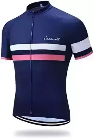 Coconut Ropamo CR Men's Cycling Jersey Shorts Sleeve Bike Clothing Biking Shirt Cycle Jersey with 3 Pockets