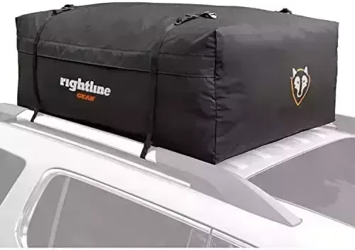 Rightline Gear Range 3 Car Top Carrier, 18 cu ft, Weatherproof +, Attaches With or Without Roof Rack