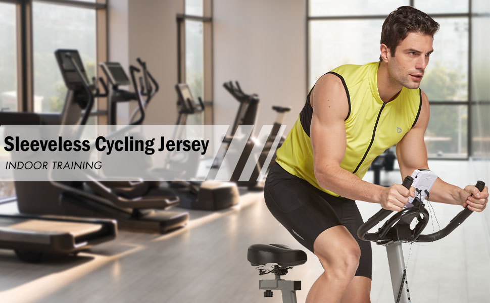 Sleeveless Cycling Jersey indoor training