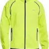 TSLA Men’s Biking Jacket with Detachable Sleeves, Reflective Vest Windbreaker, Light-weight Waterproof Operating Jackets