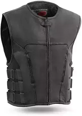 First Manufacturing Men's Commando Motorcycle Vest