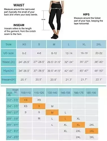 BALEAF Women’s Padded Bicycle Trousers Biking Capris Biking Tights Bicycle Shorts Significant Waistline Legging Breathable 3/4 Spin UPF 50+