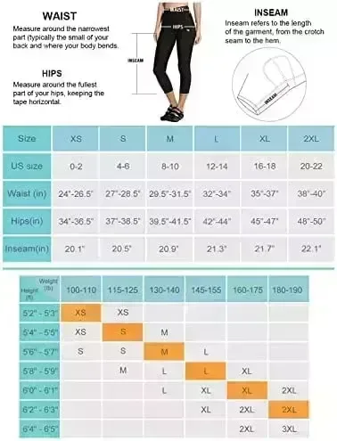 BALEAF Women’s Padded Bicycle Trousers Biking Capris Biking Tights Bicycle Shorts Significant Waistline Legging Breathable 3/4 Spin UPF 50+