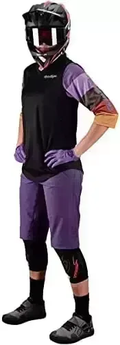 Troy Lee Types Cycling MTB Bicycle Mountain Bicycle Jersey Shirt for Females, Mischief Brushed Camo