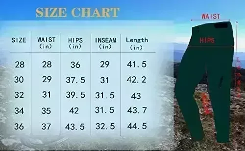 FORBEMK Men’s Bike Pants Rapid-Dry Lightweight Breathable Drinking water Resistant Fishing Jogging Mountain Bicycle Out of doors Bicycle