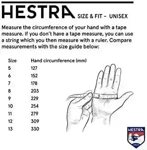 Hestra Windstopper Tracker Brief Bicycle Glove – 5-Finger Glove for Biking and
