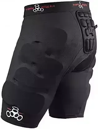 Triple Eight Bike Bumsaver Men's Padded Shorts for BMX, Biking and Cycling