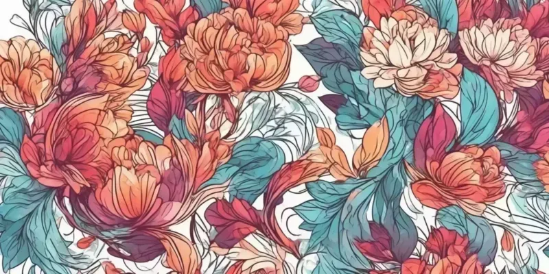 passion in illustration style with gradients and white background